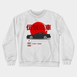 Midnight Racer Black MK3 A70 JDM Crewneck Sweatshirt